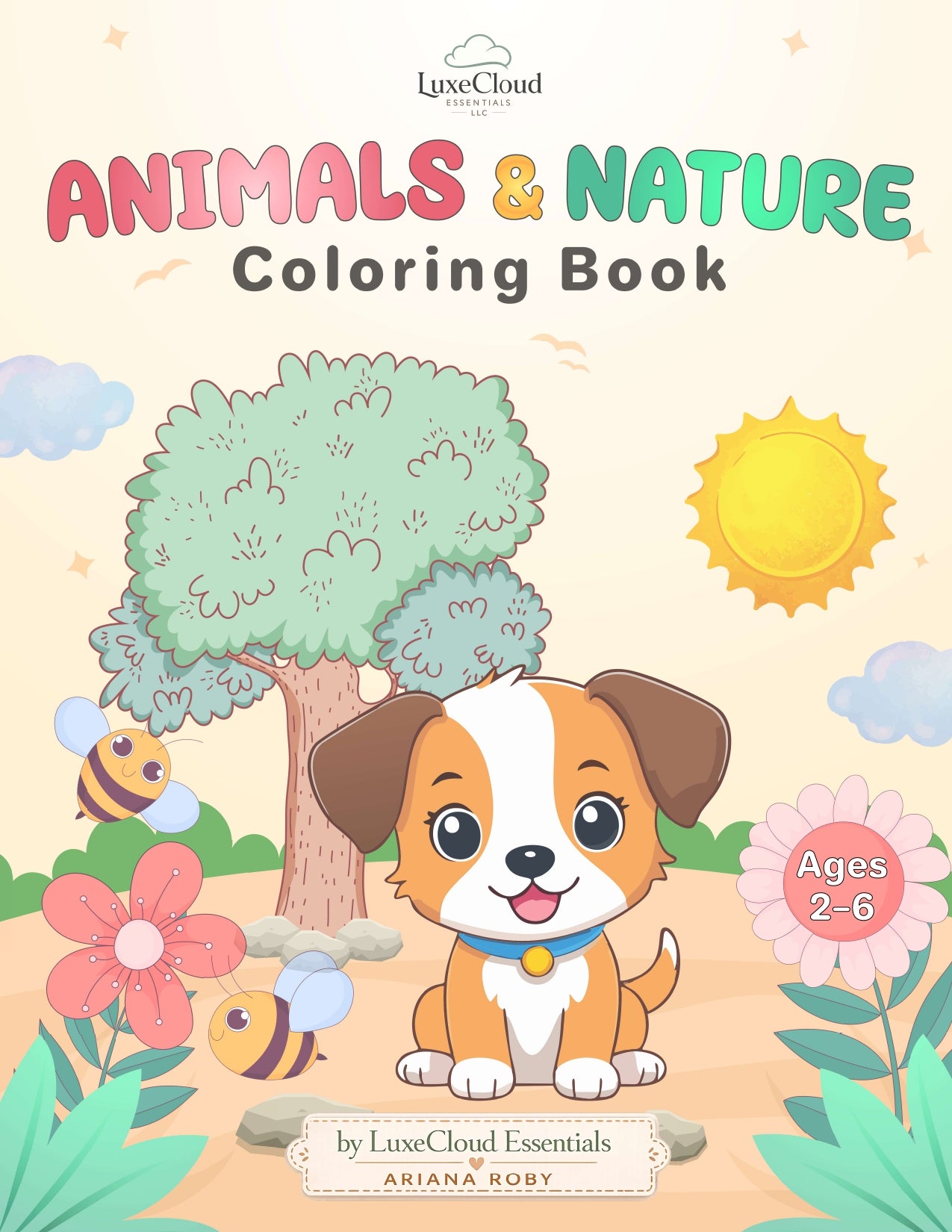 ANIMALS & NATURE (Coloring Book)