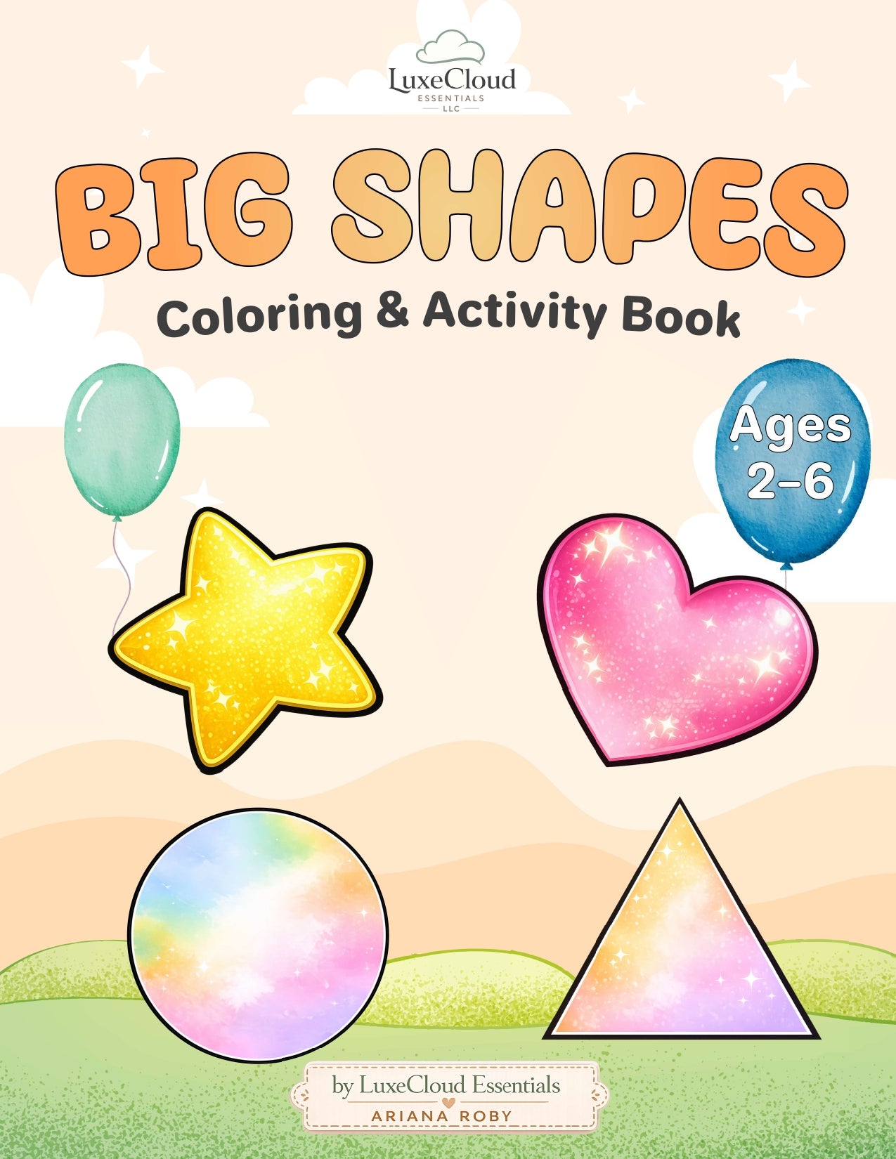 BIG SHAPES COLORING BOOK