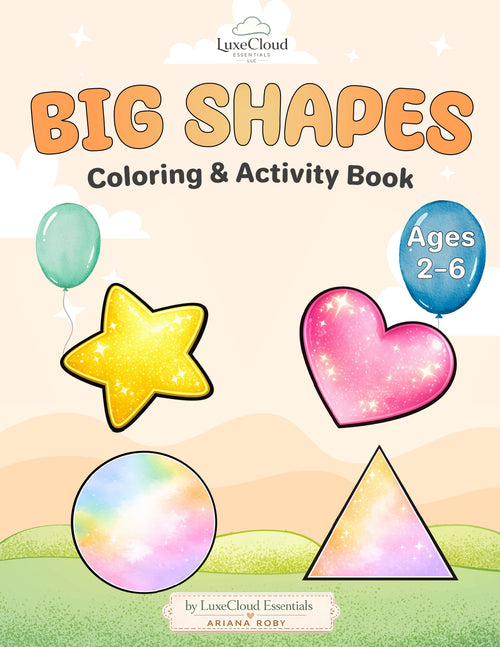BIG SHAPES COLORING BOOK